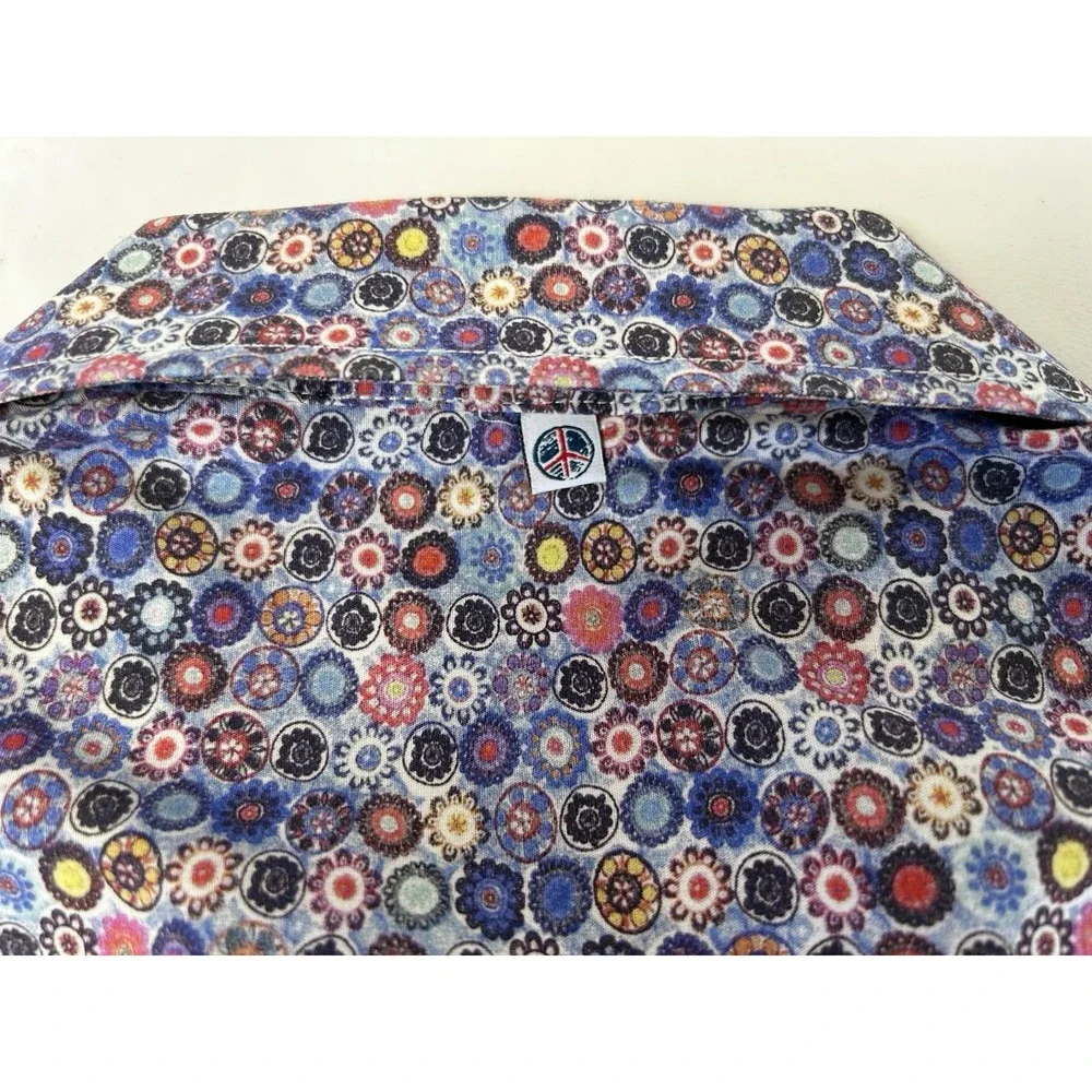 John Lennon Shirt Men's Size Large Multicolor Casual Button Up Long Sleeve - Picture 10 of 11